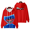 Miniatyrbild 2 av 3: Huggy Wuggy långärmad hoodie för män och kvinnor M