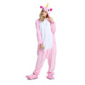 Miniatyrbild 1 av 5: Pegasus Kostym Vuxna Barn Unicorn Pyjamas Onesie Pink M