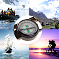 Miniatyrbild 2 av 6: Bärbar Army Green Folding Lins Compass Military