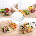 Miniatyrbild 3 av 4: Transparent Kylskåp Organizer Bin förvaringsbox