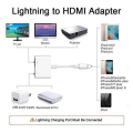 Miniatyrbild 3 av 6: Adapterkabel Lightning Till HDMI Digital TV AV Apple iPhone