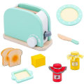 Miniatyrbild 3 av 4: Simulering Lekhus Träleksak Köksbrödmaskin Juicer