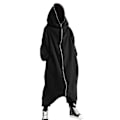 Miniatyrbild 1 av 5: Unisex långärmad huva Nazgul långjacka med dragkedja Black XL