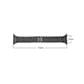 Miniatyrbild 2 av 6: 20 mm/22 mm metallrem för AppleWatch2/3/4/5/6/7 Full Diamond Gold 22mm