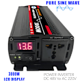 Miniatyrbild 2 av 6: 3000W 48V till 220V Pure Sine Wave Power Inverter Solar