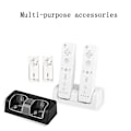 Miniatyrbild 2 av 5: Dual Charger Station 2x 2800mah uppladdningsbart batteri för Wii