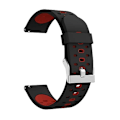 Miniatyrbild 1 av 4: För Samsung Galaxy Watch 3 45mm Silikon med tre rader Black Red