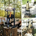 Miniatyrbild 5 av 5: Kindling Cracker Vedlogg Kindling Splitter Dekorativ