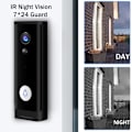 Miniatyrbild 5 av 5: 1PC smart WiFi1080P nätverk trådlös dörrklocka, hög kvalitet