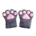 Miniatyrbild 5 av 5: Kvinnor Söt katt Kattunge Paw Claw varma handskar White One Size