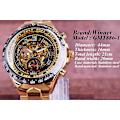 Miniatyrbild 3 av 5: Vinnare Mekanisk Sport Design Bezel Golden, Automatic