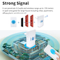 Miniatyrbild 4 av 6: Självdriven trådlös fjärrkontroll Dörrklocka Smart Home