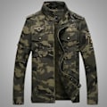 Miniatyrbild 4 av 4: Höstens Bomberjackor för män Casual Man Camouflage Army