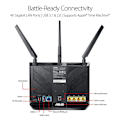 Miniatyrbild 2 av 6: ASUS Wi Fi Router RT AC86U AC2900 AiMesh WiFi för hela hemmet