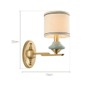 Miniatyrbild 2 av 5: 15CM koppar keramisk vägglampa Enkelt huvud stil, E14*1