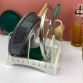Miniatyrbild 5 av 6: Multifunktions Organizer Rack Pot Lock Rack Stativ Kök