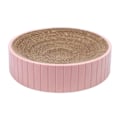 Miniatyrbild 1 av 6: Kompass Rund Cat Scratching Board, Corrugated Paper Scratch Pink