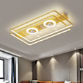 Miniatyrbild 2 av 5: Silent Stealth Fläkt Light Ceiling Light Fashion Vardagsrum