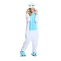 Miniatyrbild 1 av 5: Pegasus Kostym Vuxna Barn Unicorn Pyjamas Onesie White and Blue 85