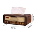 Miniatyrbild 2 av 6: Retro Radio Shape Tissue Paper Box Servettförvaringsbox