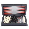 Miniatyrbild 4 av 5: 3 I 1 Backgammon Trä Internationellt set Trä
