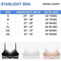 Miniatyrbild 2 av 4: Low Back Wireless Lifting Lace BH, U-formad BH Push Up Black 2XL