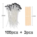 Miniatyrbild 1 av 5: Geometrisk honeycomb cylindrisk ljus form DIY Wicks