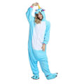 Miniatyrbild 1 av 5: Pegasus Kostym Vuxna Barn Unicorn Pyjamas Onesie Blue M