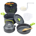 Miniatyrbild 1 av 4: Camping Köksredskap Kit Utomhus vattenkokare Pan Pot Skål
