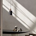 Miniatyrbild 5 av 5: High-end svart travertincement Terrazzo ljuskrona