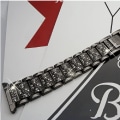 Miniatyrbild 4 av 6: 20 mm/22 mm metallrem för AppleWatch2/3/4/5/6/7 Full Diamond Gold 22mm