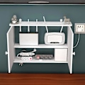 Miniatyrbild 2 av 5: Trådlös Wifi Router Förvaringsboxar Trälåda Kabel Power