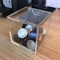Miniatyrbild 4 av 5: Akryl Kaffe Kapsel Förvaringsbox Kaffehållare Nordic