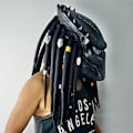 Miniatyrbild 2 av 5: Predator Helmet Replica Mask Latex Mask Halloween Cosplay