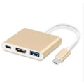 Miniatyrbild 1 av 4: USB-C Multiport Adapter för USB 3.0, 4K HDMI och USB-C 3.1