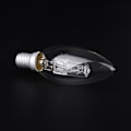 Miniatyrbild 3 av 5: E14 C35 28w Ljusformad halogenlampa