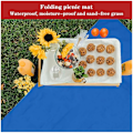 Miniatyrbild 3 av 6: Mini Bärbar lättviktsfilt med picknickmatta
