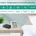 Miniatyrbild 3 av 5: Digital Hygrometer Inomhustermometer Rumstermometer Och