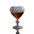 Miniatyrbild 1 av 6: Högt borosilikat Cocktailglas För Bar Hjärtformad