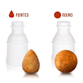 Miniatyrbild 2 av 4: Arancini Maker Form DIY Rice Ball Press Maker Kökskött Pointed