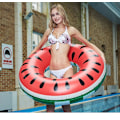 Miniatyrbild 4 av 6: 120CM Vattenmelon Uppblåsbar Pool Float Circle Ring För Barn