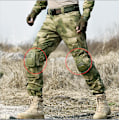 Miniatyrbild 4 av 4: Frog Suit Knäskydd Armbågsstöd Paintball Taktisk knäskydd