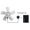 Miniatyrbild 6 av 6: 8000mAh USB uppladdningsbar fjärrkontroll Timing 4 växlar