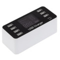 Miniatyrbild 4 av 5: A9 multifunktions smart USB laddare LCD-skärm 7 USB portar