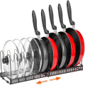 Miniatyrbild 5 av 6: Expanderbar Pottställ Organizer Pot And Pan Organizer För