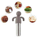 Miniatyrbild 4 av 4: Liten man form silikon tesil med teinfuser