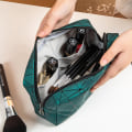 Miniatyrbild 2 av 5: Kvinnor PU kosmetisk väska Mode Geometrisk Make Up Organizer