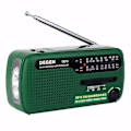 Miniatyrbild 1 av 5: DE13 Bärbar FM MW SW Manuell vevdynamo World Receiver