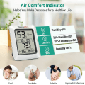 Miniatyrbild 4 av 5: Digital Hygrometer Inomhustermometer Rumstermometer Och