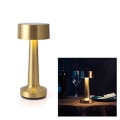 Miniatyrbild 5 av 5: Touch Sensor Bar Uppladdningsbara bordslampor Hotellbordslampa Gold